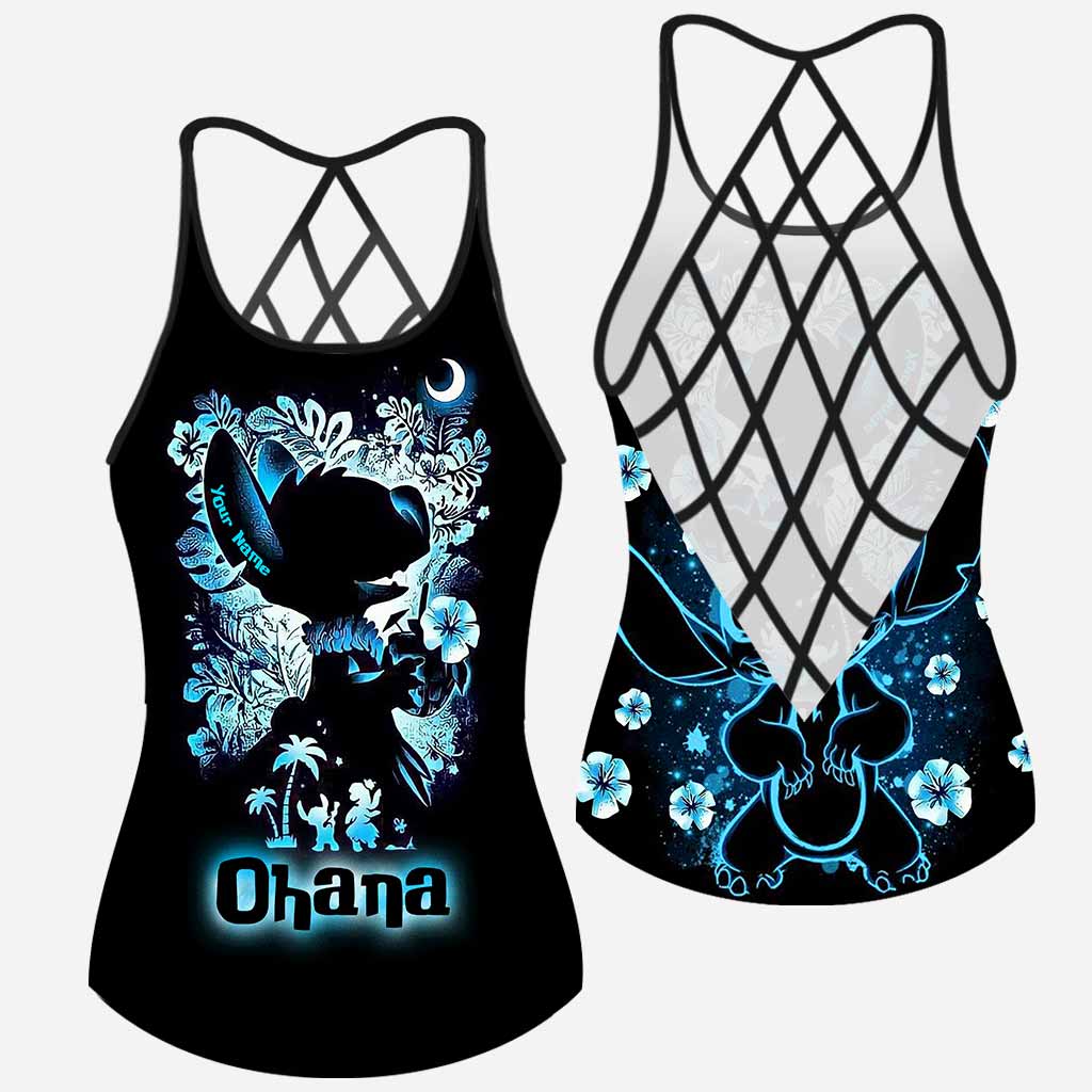 Personalized Ohana Cross Tank Top Unique Summer Gift Cross Tank Top GradoCreations