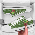 Personalized Too Cute Low Top Shoes Custom Name Gift Low Top Shoes GradoCreations
