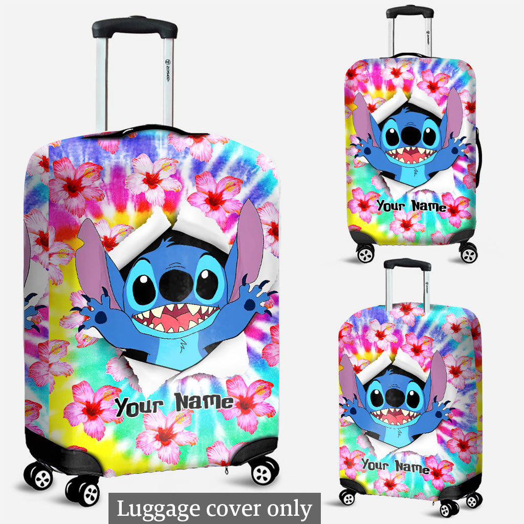 Personalized Ohana Luggage Cover Custom Design for Travel Luggage Cover GradoCreations