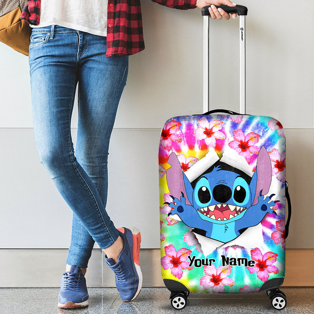 Personalized Ohana Luggage Cover Custom Design for Travel Luggage Cover GradoCreations