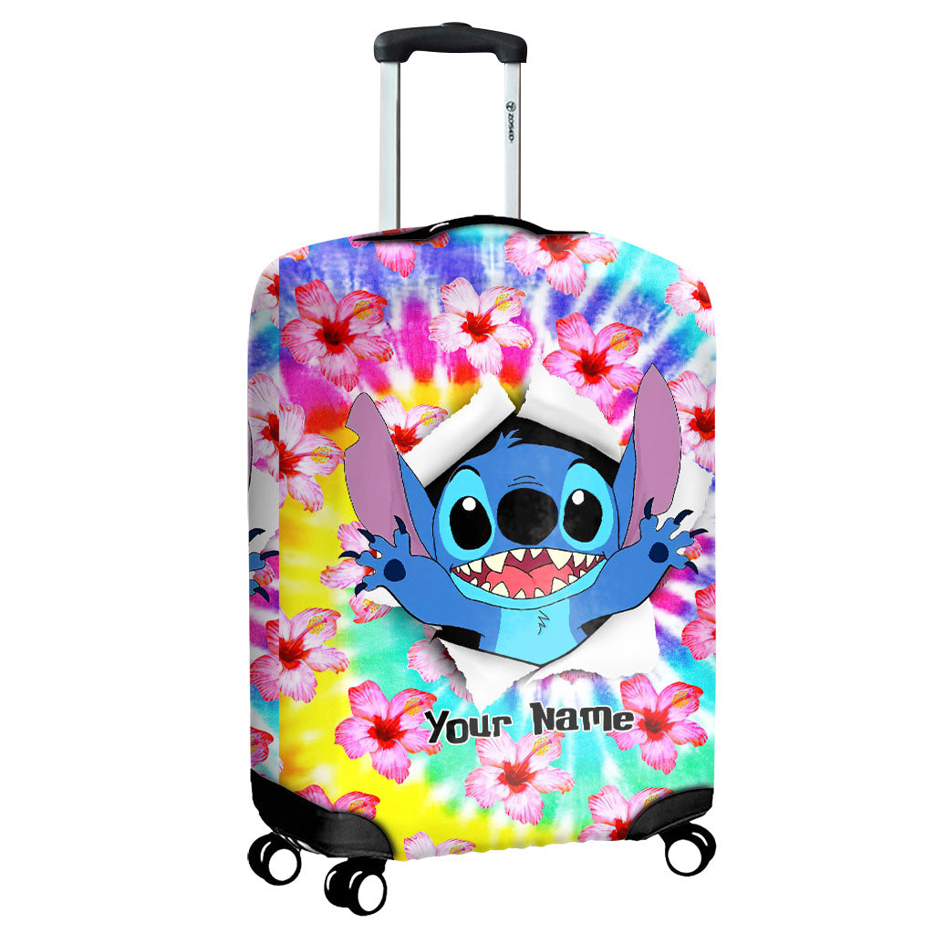 Personalized Ohana Luggage Cover Custom Design for Travel Luggage Cover GradoCreations