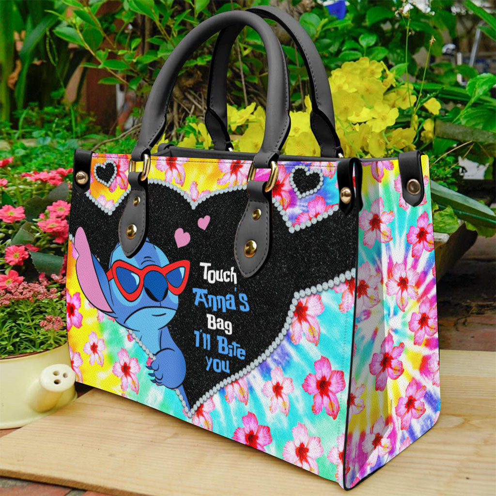 Personalized Ohana Leather Handbag Custom Name Gift for Her Leather Handbag GradoCreations