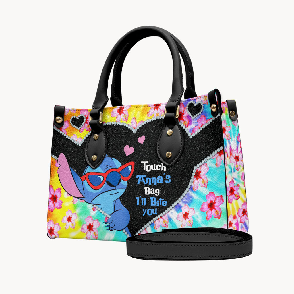 Personalized Ohana Leather Handbag Custom Name Gift for Her Leather Handbag GradoCreations