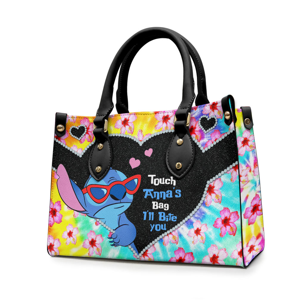 Personalized Ohana Leather Handbag Custom Name Gift for Her Leather Handbag GradoCreations