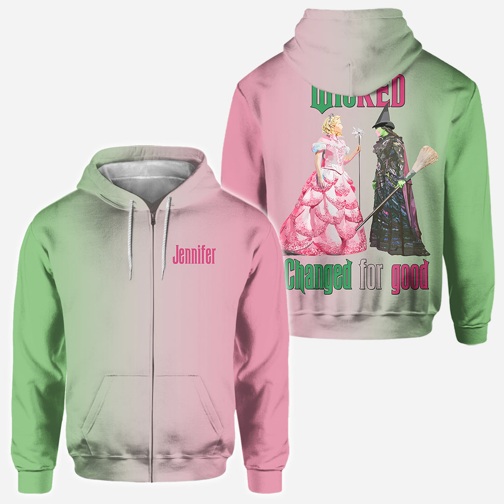 Personalized Witch All Over Shirt Custom Name Gift for Halloween All Over Shirt GradoCreations