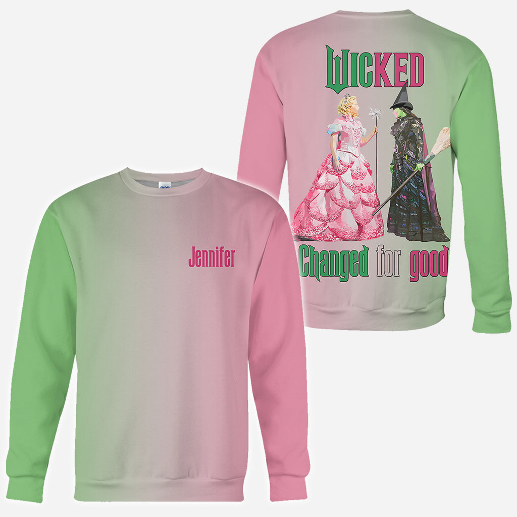 Personalized Witch All Over Shirt Custom Name Gift for Halloween All Over Shirt GradoCreations