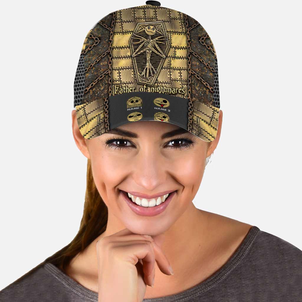 Personalized Classic Cap Father Of Nightmares Gift for Dad Classic Cap GradoCreations