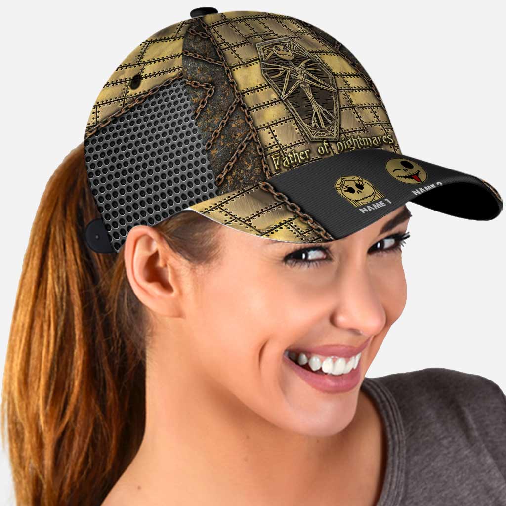 Personalized Classic Cap Father Of Nightmares Gift for Dad Classic Cap GradoCreations