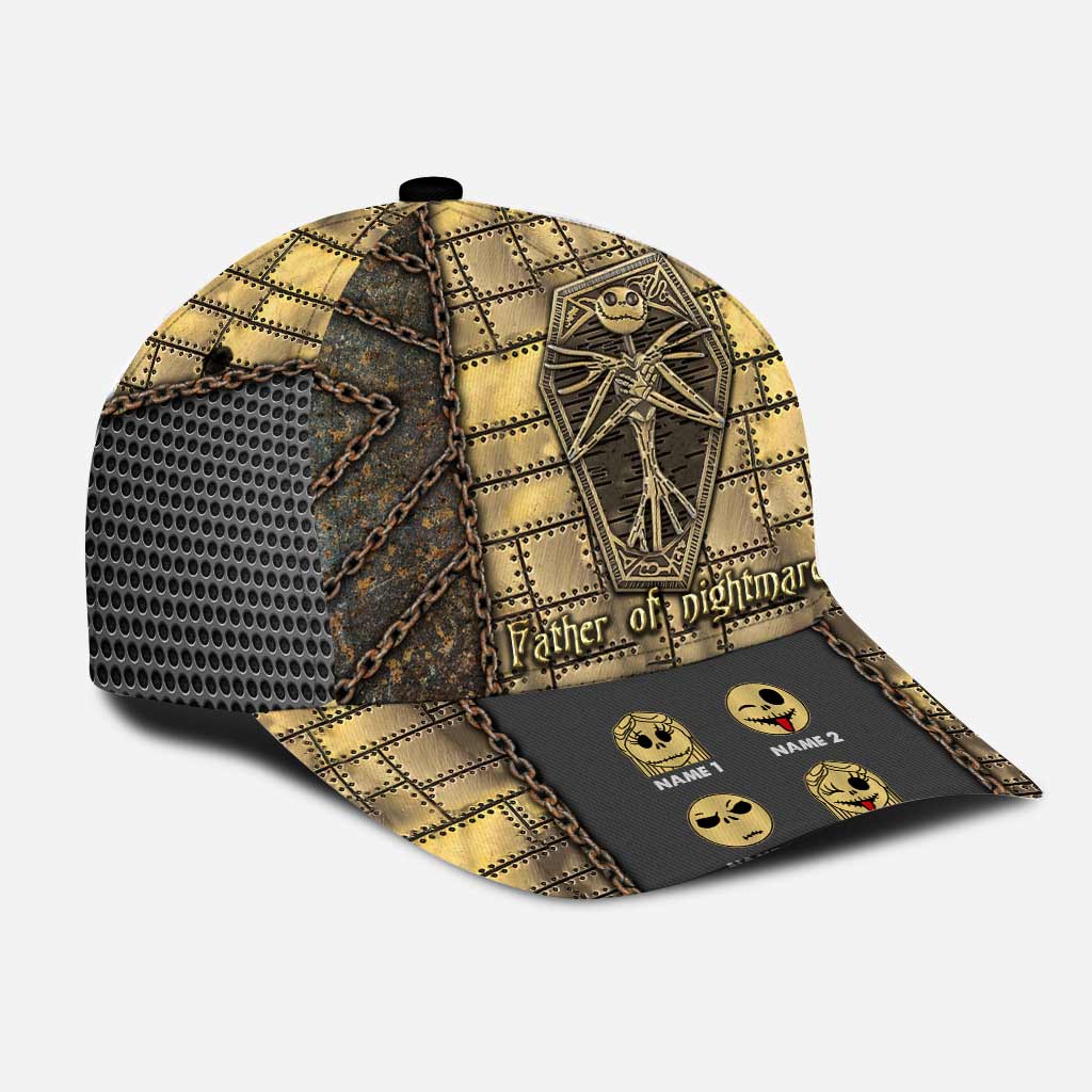 Personalized Classic Cap Father Of Nightmares Gift for Dad Classic Cap GradoCreations