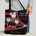 Personalized Magical Mouse Ears Tote Bag Custom Name Gift Tote Bag GradoCreations