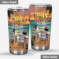 Personalized Beach-themed Tumbler Custom Design Gift for Couples Tumbler GradoCreations