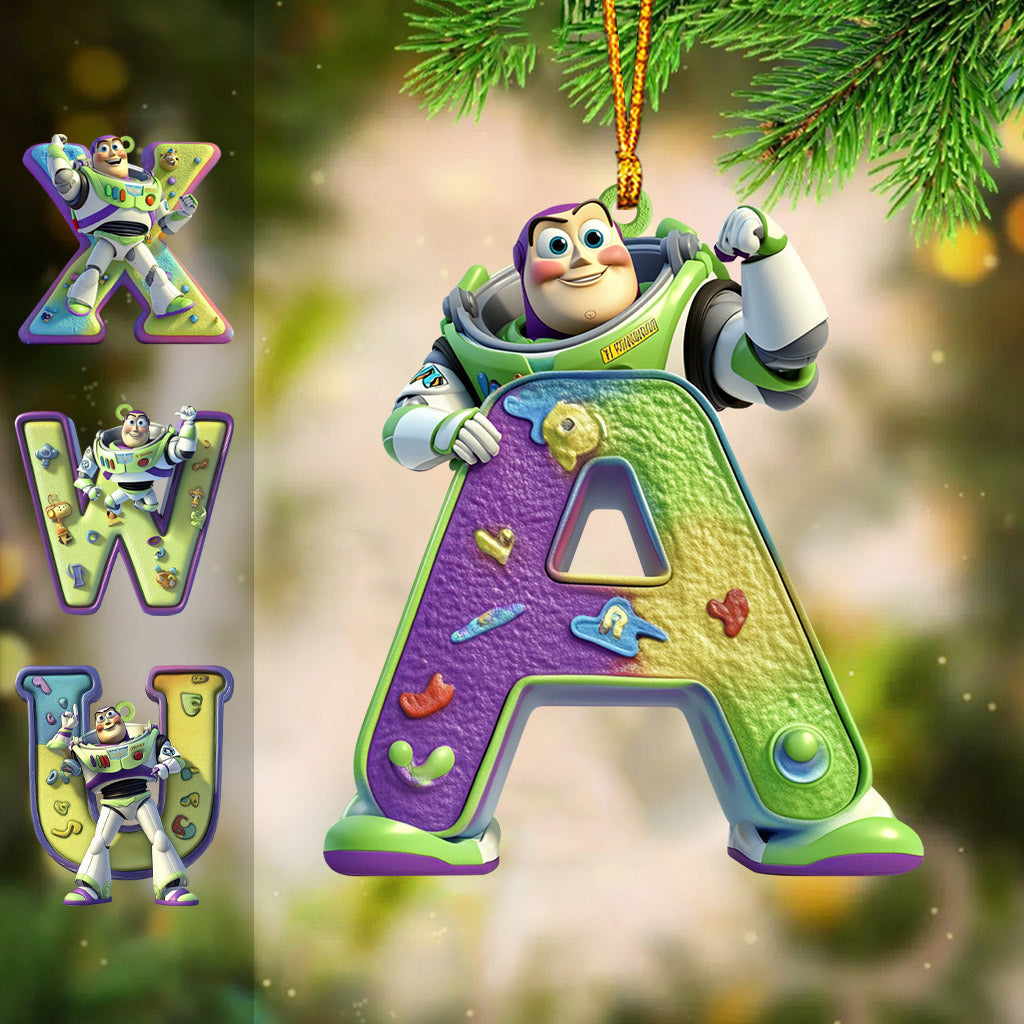 Personalized Funny Letter Ornament Unique Gift for Christmas Ornament GradoCreations