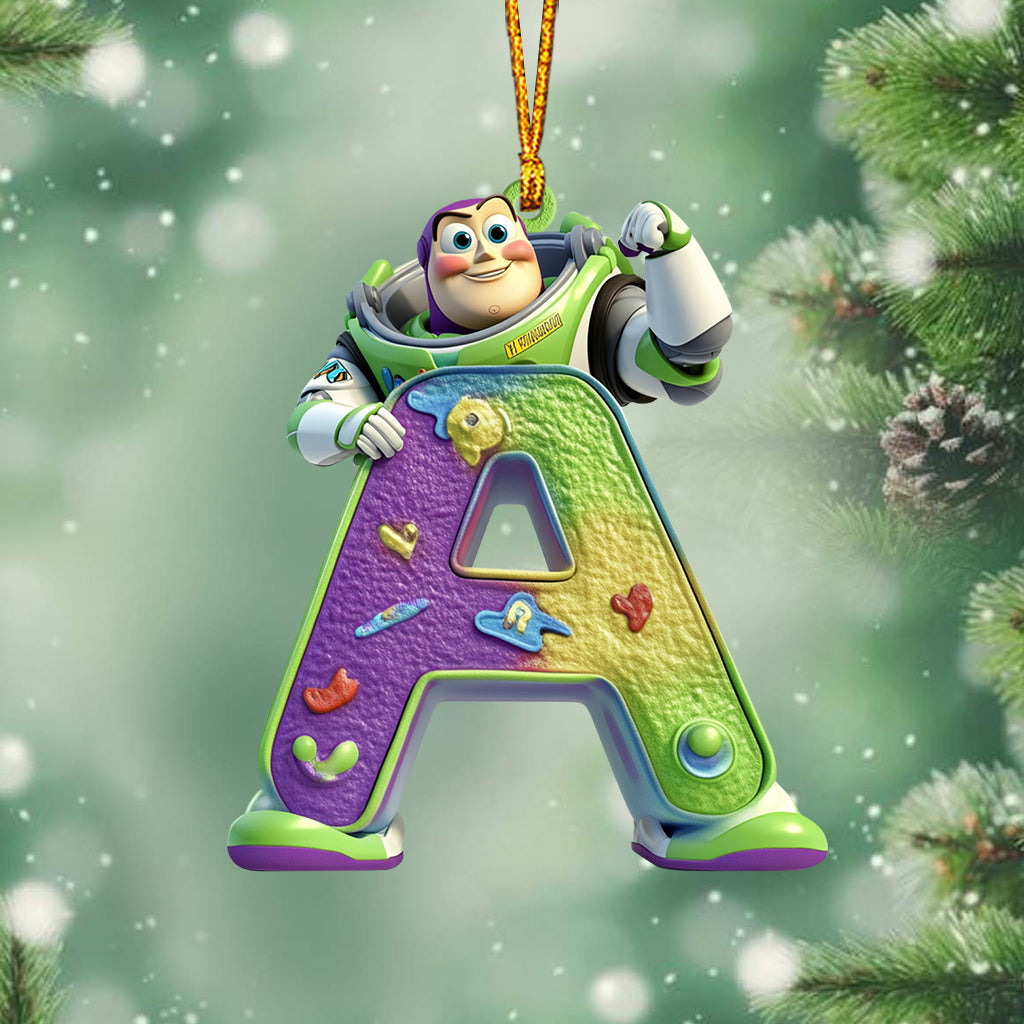 Personalized Funny Letter Ornament Unique Gift for Christmas Ornament GradoCreations