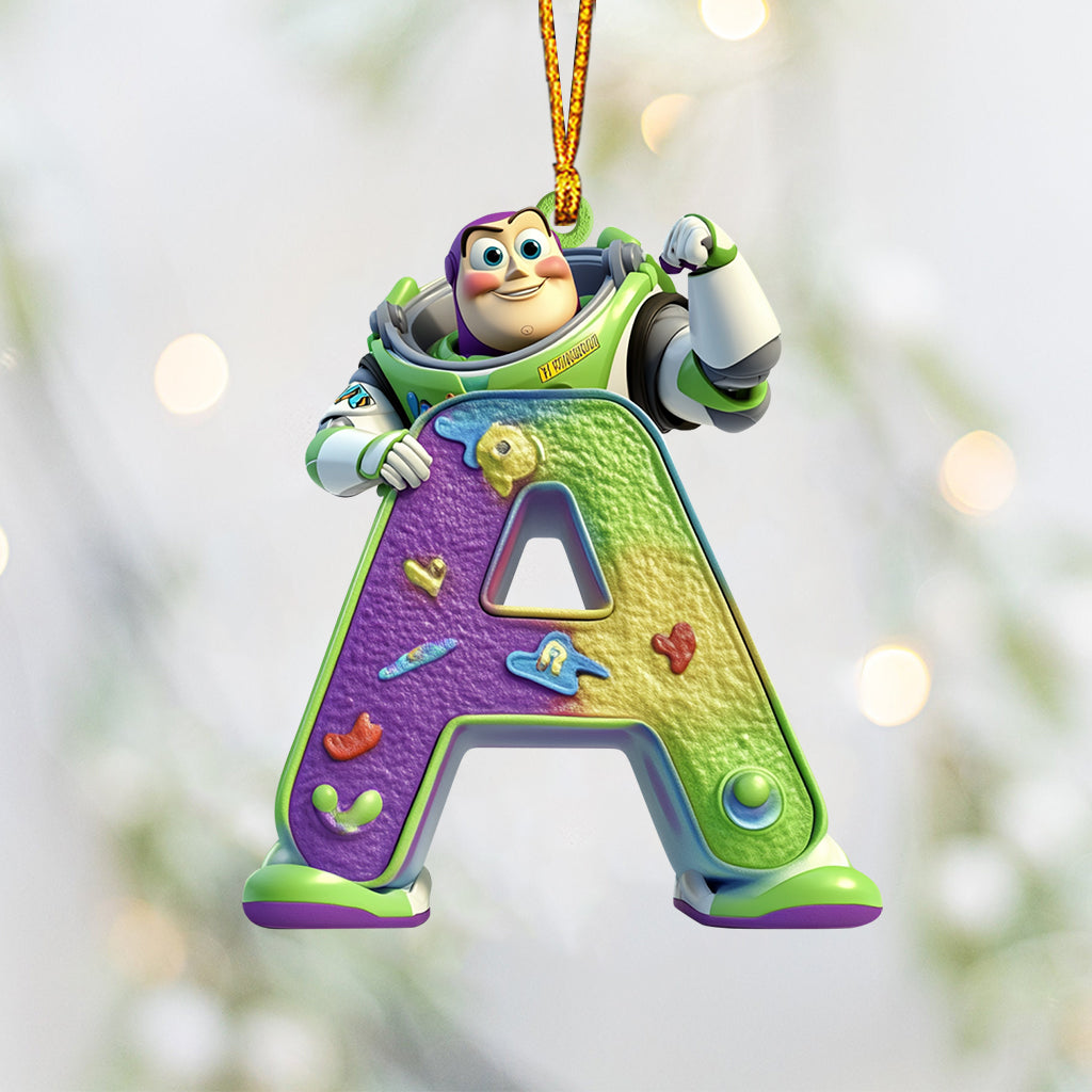 Personalized Funny Letter Ornament Unique Gift for Christmas Ornament GradoCreations
