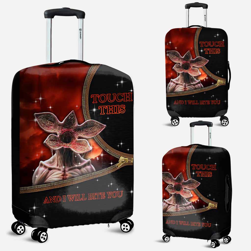 Personalized Stranger Things Luggage Cover Touch This Gift Luggage Cover GradoCreations