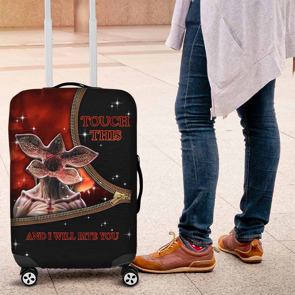 Personalized Stranger Things Luggage Cover Touch This Gift Luggage Cover GradoCreations