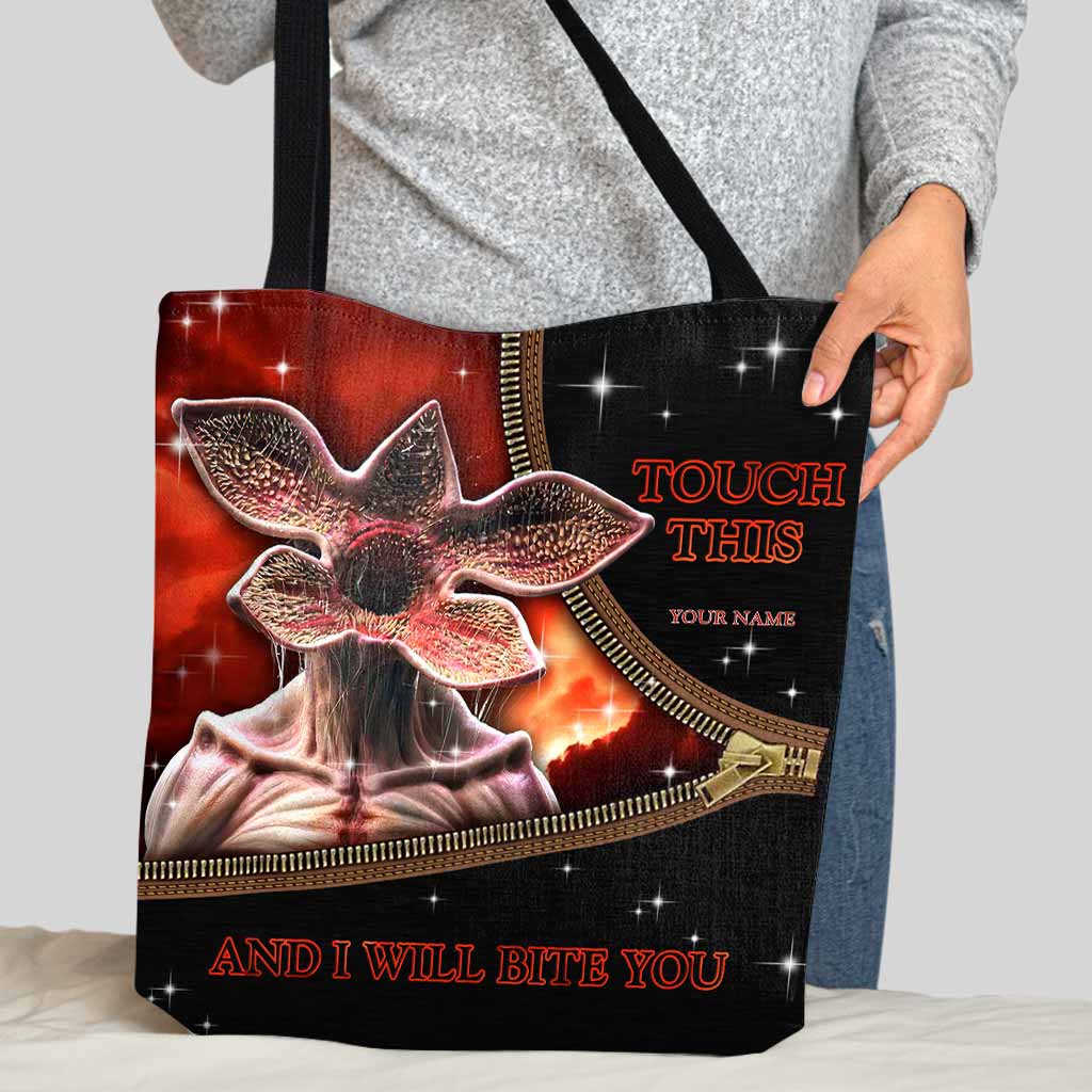 Personalized Stranger Things Tote Bag Custom Name Gift Tote Bag GradoCreations