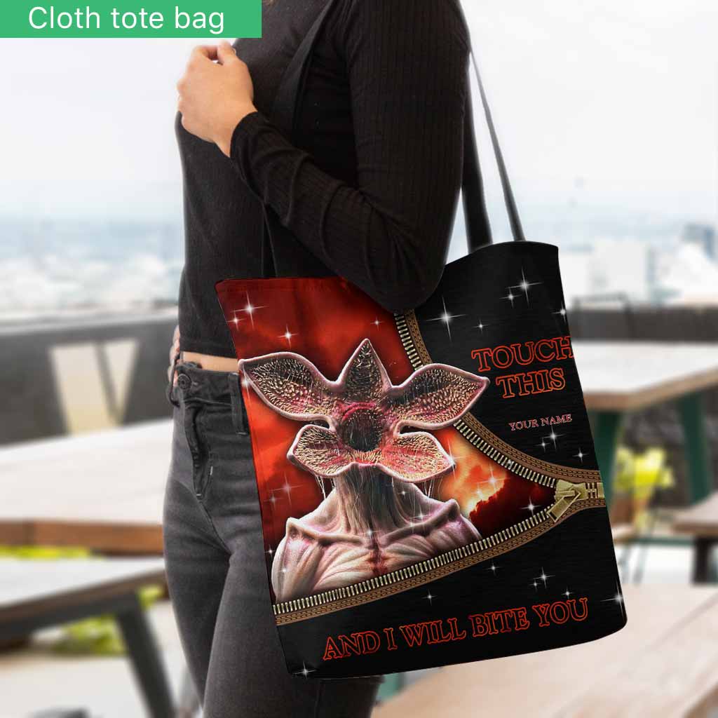 Personalized Stranger Things Tote Bag Custom Name Gift Tote Bag GradoCreations