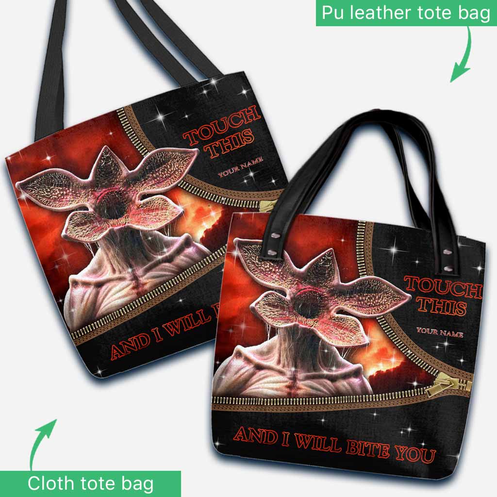 Personalized Stranger Things Tote Bag Custom Name Gift Tote Bag GradoCreations