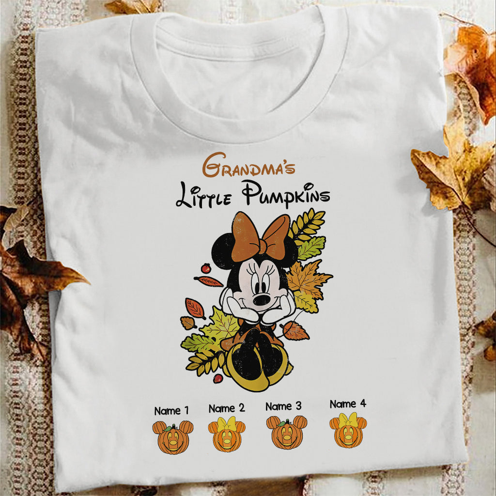 Personalized Grandma T-Shirt & Hoodie with Little Pumpkins Design T-shirt & Hoodie GradoCreations