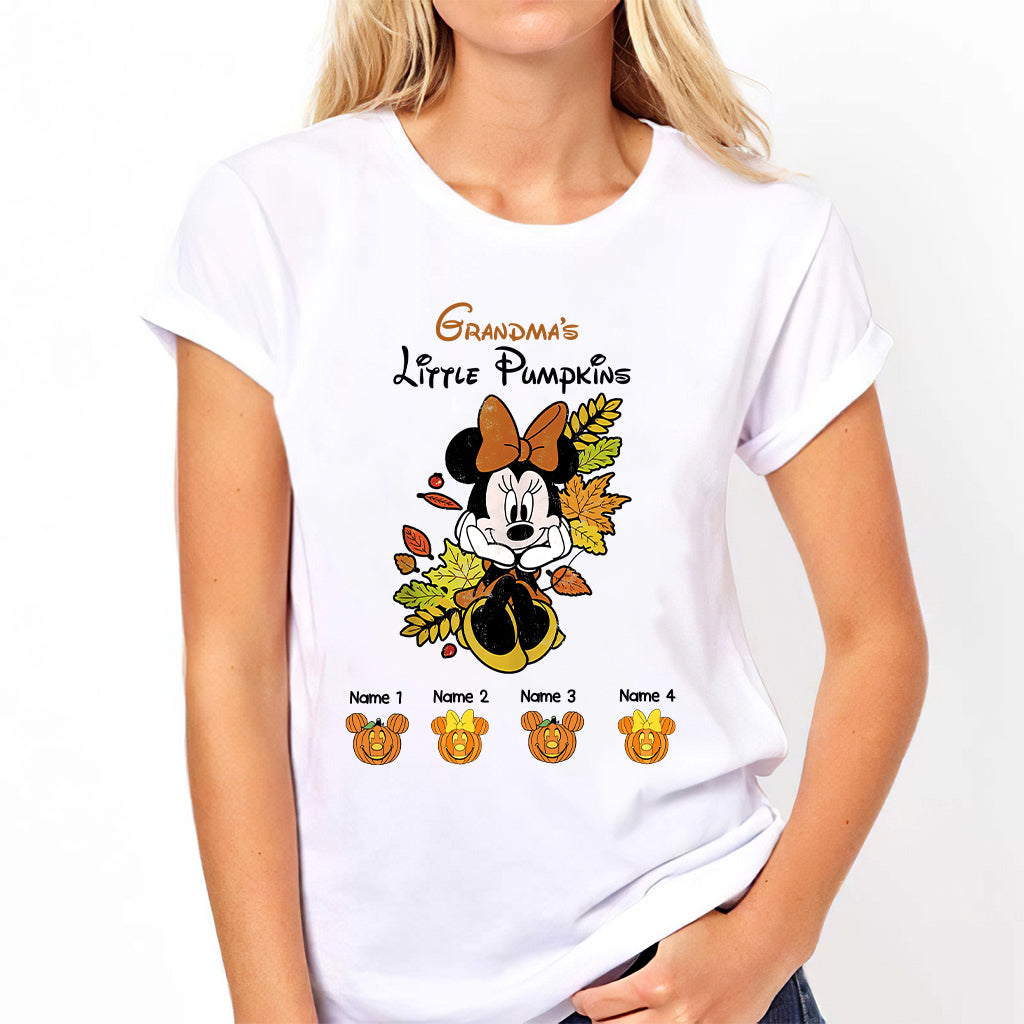 Personalized Grandma T-Shirt & Hoodie with Little Pumpkins Design T-shirt & Hoodie GradoCreations