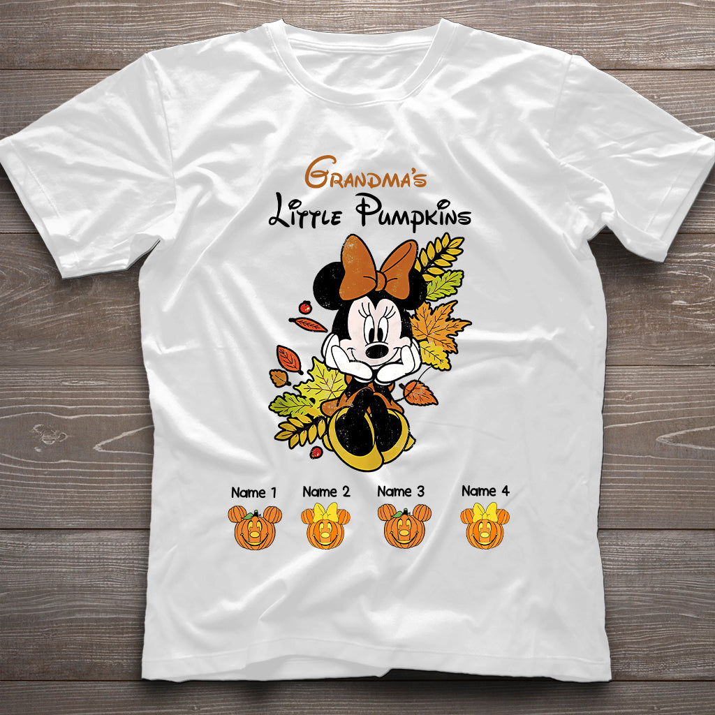Personalized Grandma T-Shirt & Hoodie with Little Pumpkins Design T-shirt & Hoodie GradoCreations