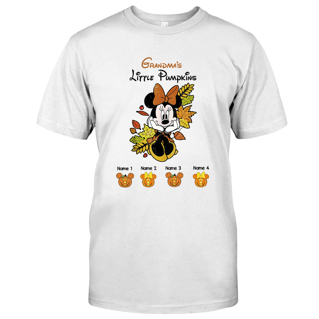 Personalized Grandma T-Shirt & Hoodie with Little Pumpkins Design T-shirt & Hoodie GradoCreations