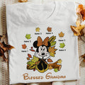 Personalized Blessed Grandma T-Shirt & Hoodie with Custom Names T-shirt & Hoodie GradoCreations