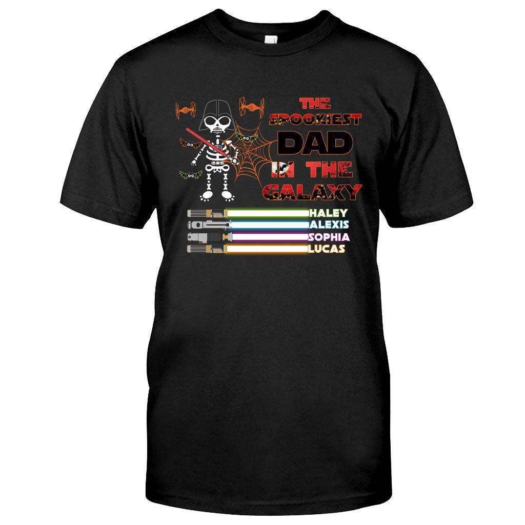 Personalized Halloween T-Shirt & Hoodie for Dad | Spookiest Gift Idea T-shirt & Hoodie GradoCreations