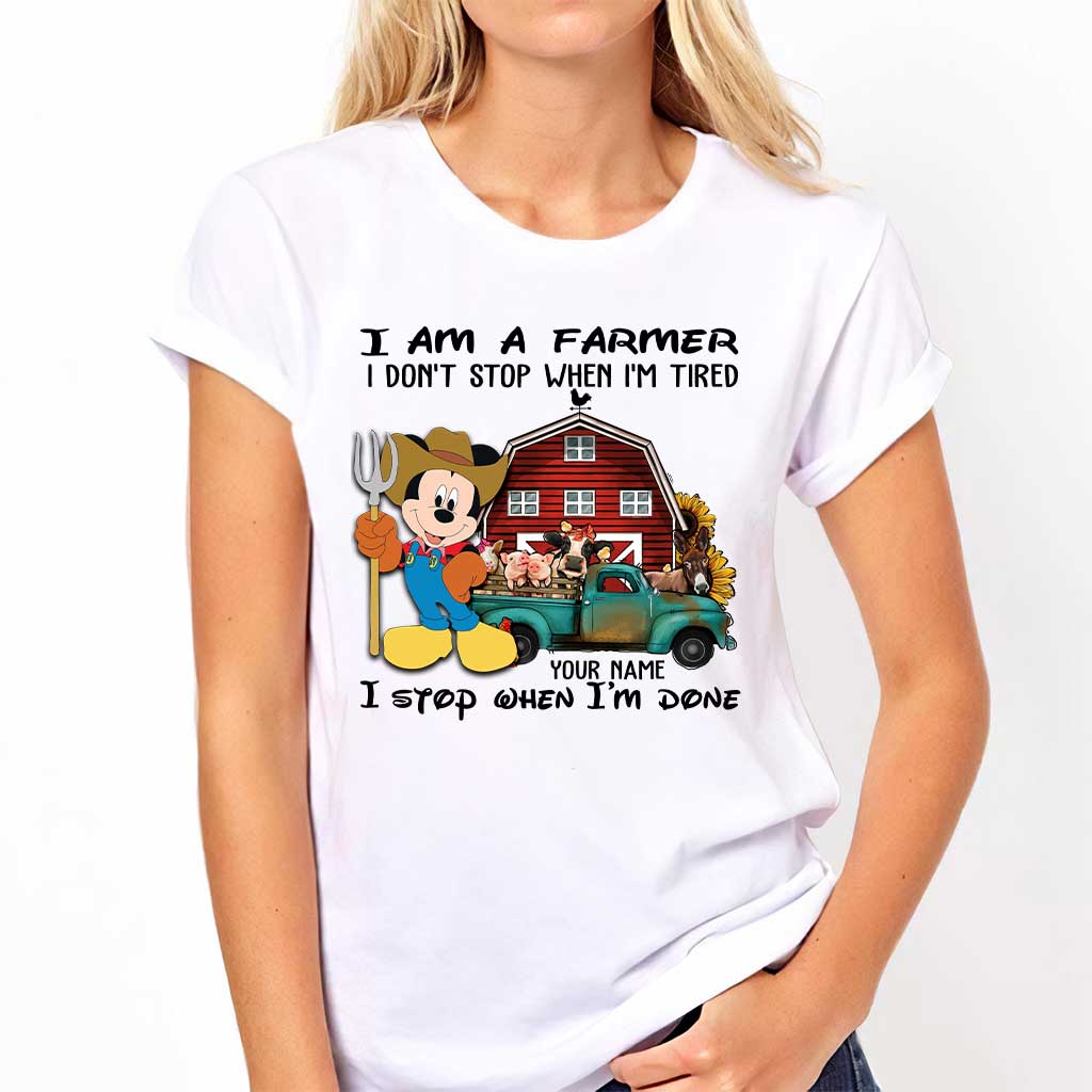 Personalized Farmer T-Shirt & Hoodie Custom Name Gift T-shirt & Hoodie GradoCreations