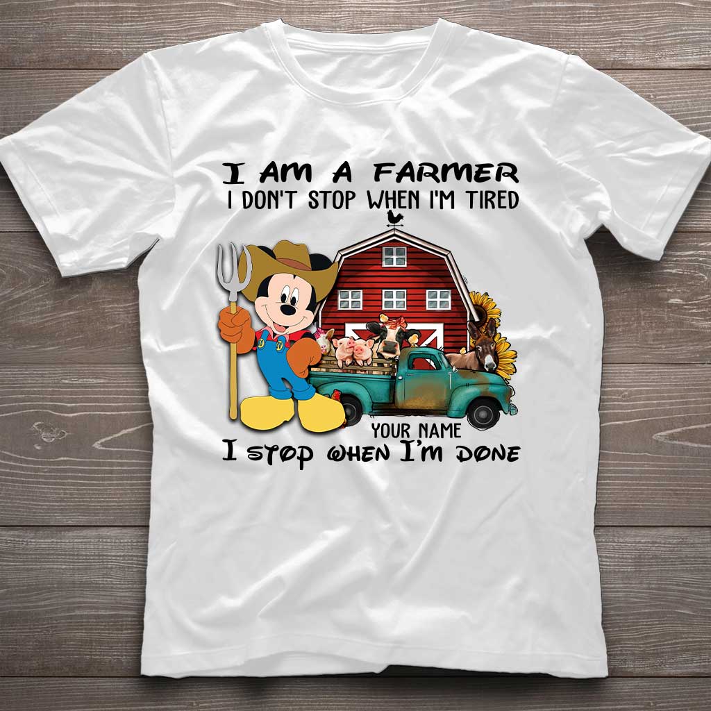 Personalized Farmer T-Shirt & Hoodie Custom Name Gift T-shirt & Hoodie GradoCreations