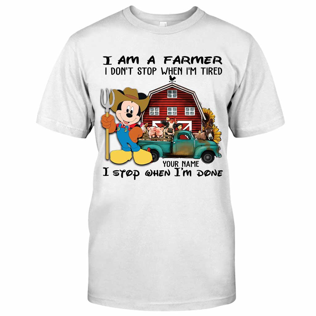 Personalized Farmer T-Shirt & Hoodie Custom Name Gift T-shirt & Hoodie GradoCreations