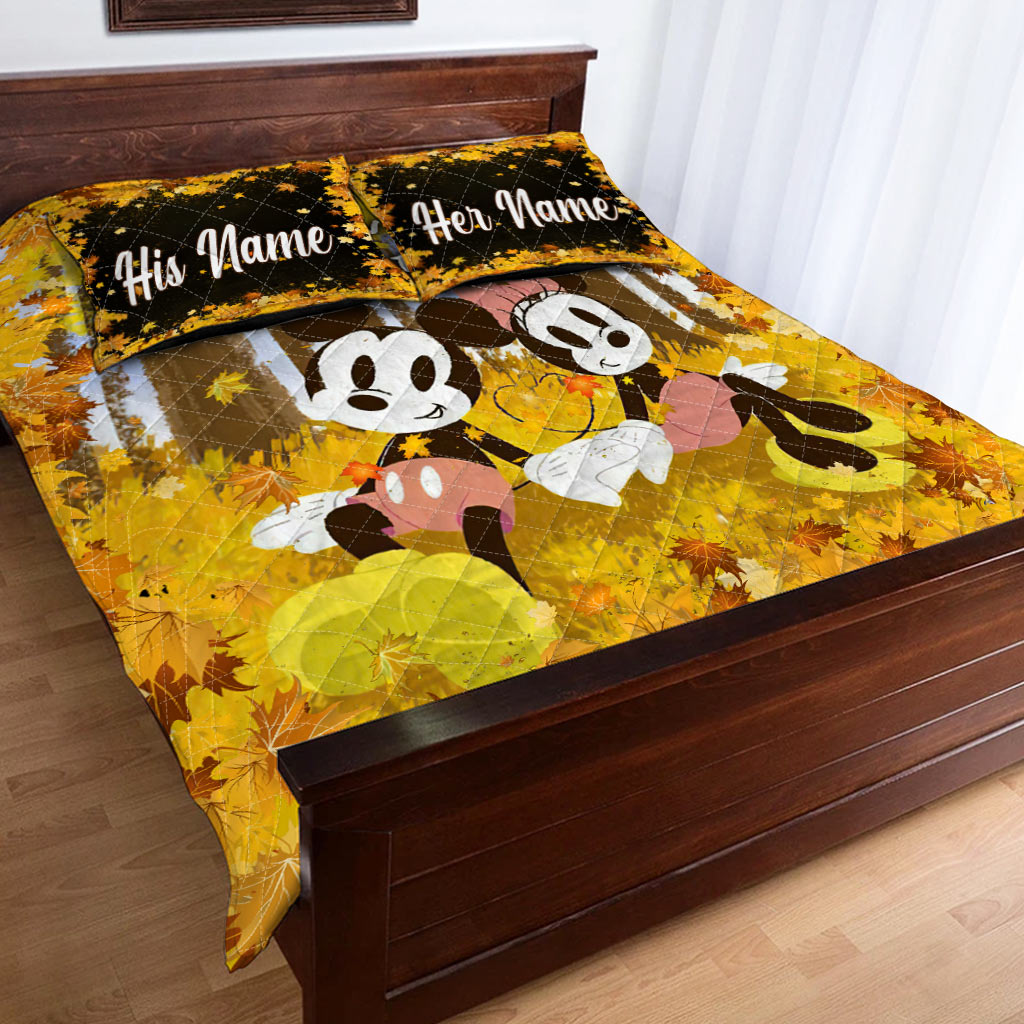 Personalized Mouse Quilt Set All of Me Loves All of You Gift Quilt Set GradoCreations