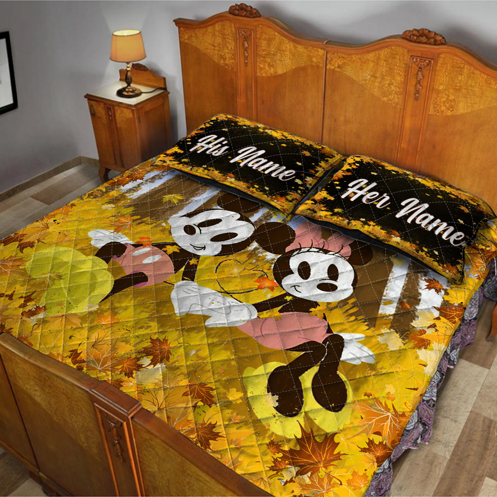 Personalized Mouse Quilt Set All of Me Loves All of You Gift Quilt Set GradoCreations