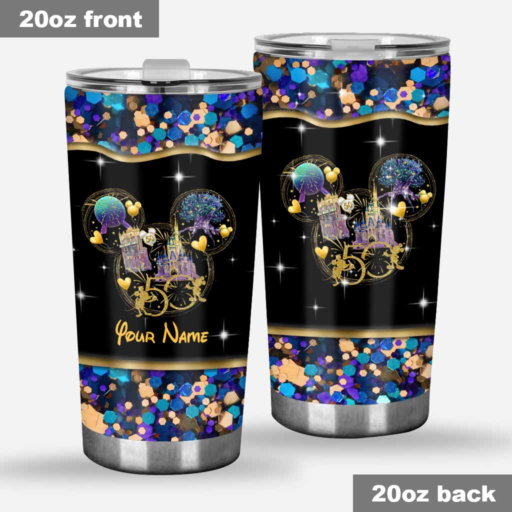 Personalized 50 Years Of Magic Tumbler Custom Name Drinkware Gift Tumbler GradoCreations