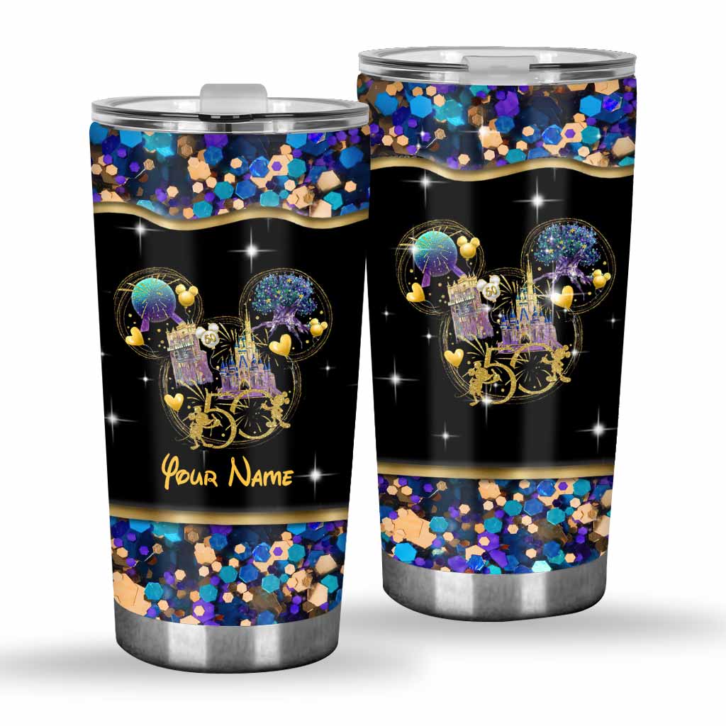 Personalized 50 Years Of Magic Tumbler Custom Name Drinkware Gift Tumbler GradoCreations