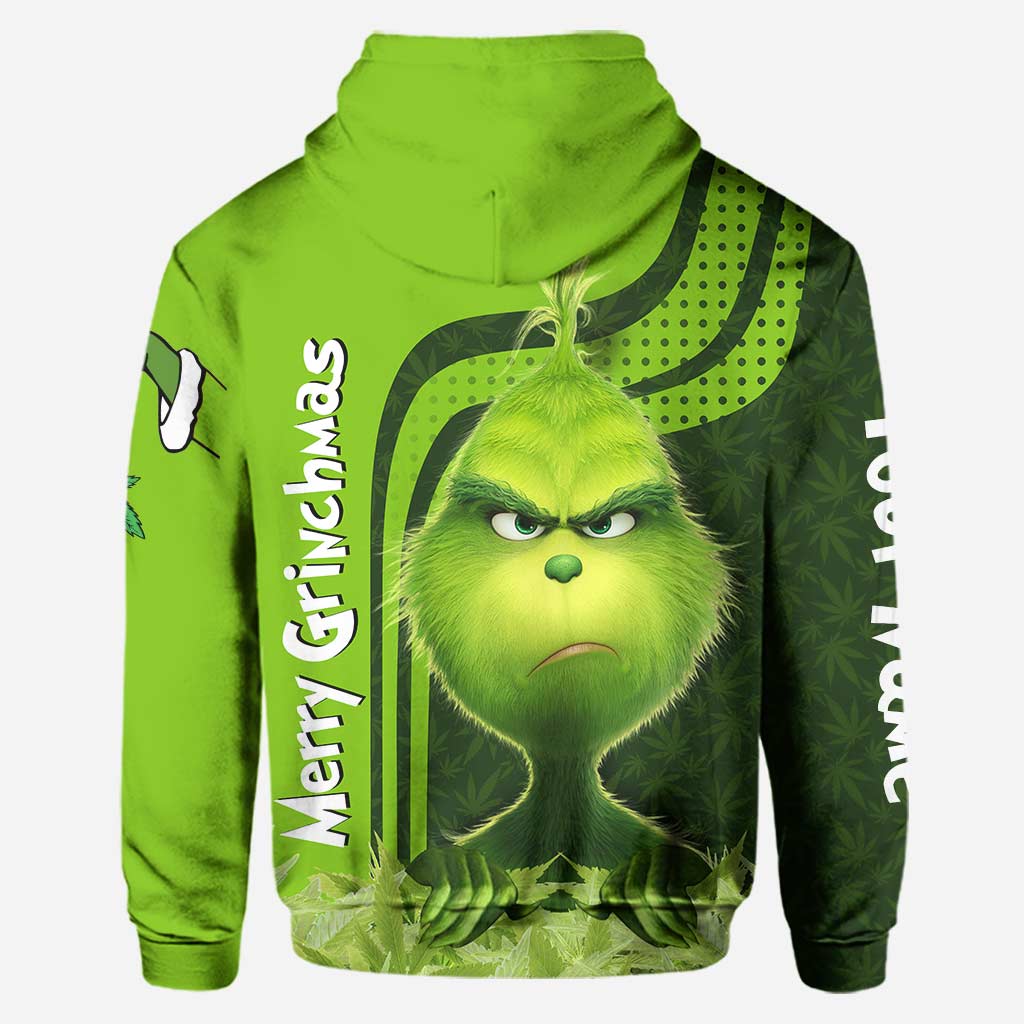 Personalized Christmas Hoodie and Leggings Grinch Design Gift Hoodie & Leggings GradoCreations
