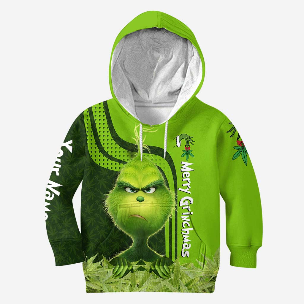 Personalized Christmas Hoodie and Leggings Grinch Design Gift Hoodie & Leggings GradoCreations