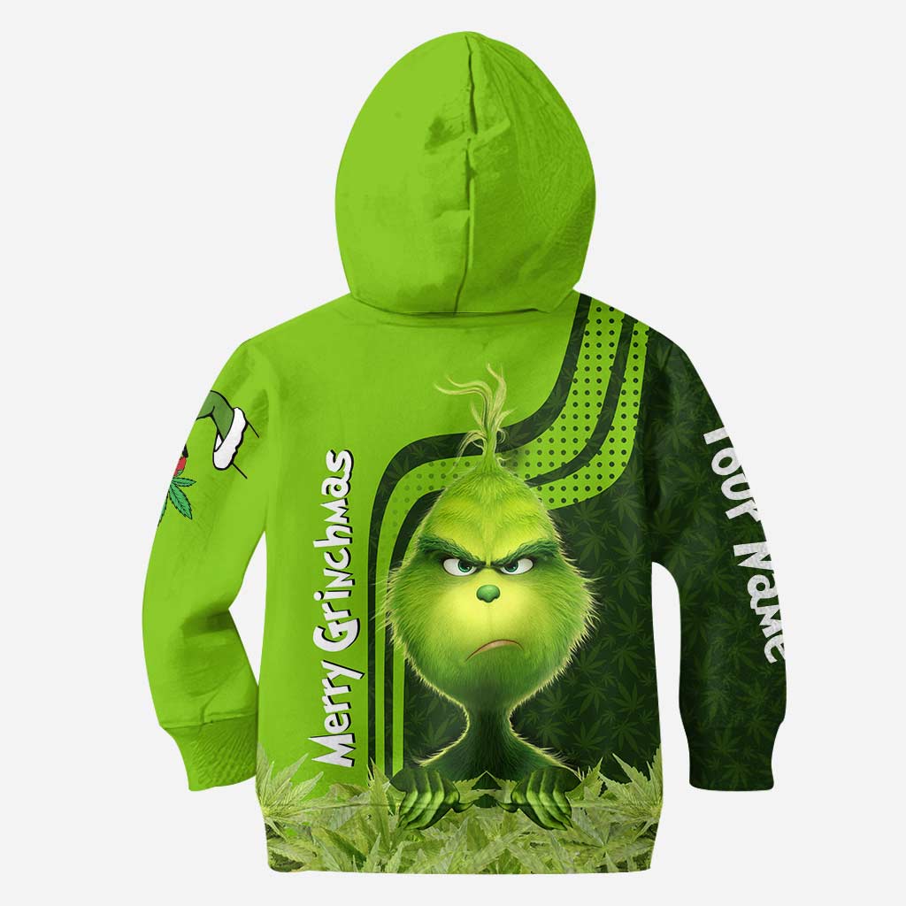 Personalized Christmas Hoodie and Leggings Grinch Design Gift Hoodie & Leggings GradoCreations