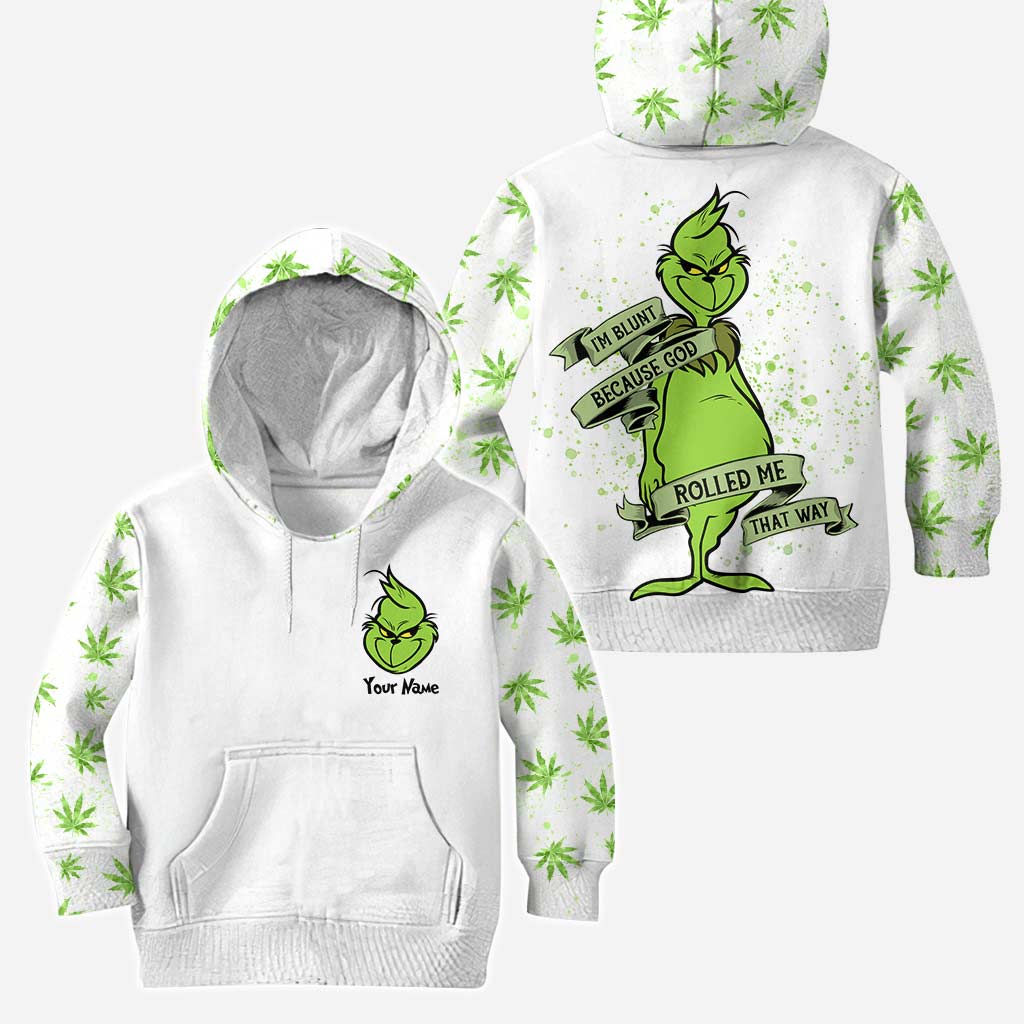 Personalized Christmas Weed Hoodie & Leggings Set for Adults Hoodie & Leggings GradoCreations