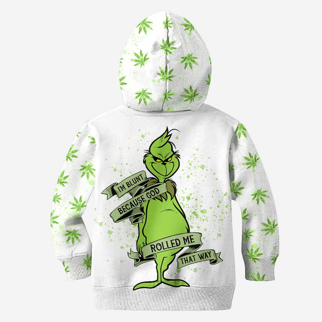 Personalized Christmas Weed Hoodie & Leggings Set for Adults Hoodie & Leggings GradoCreations