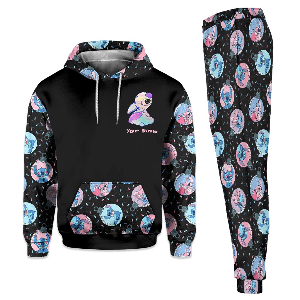 Personalized Christmas Ohana Hoodie & Sweatpants for Family Gift Hoodie & Sweatpants GradoCreations