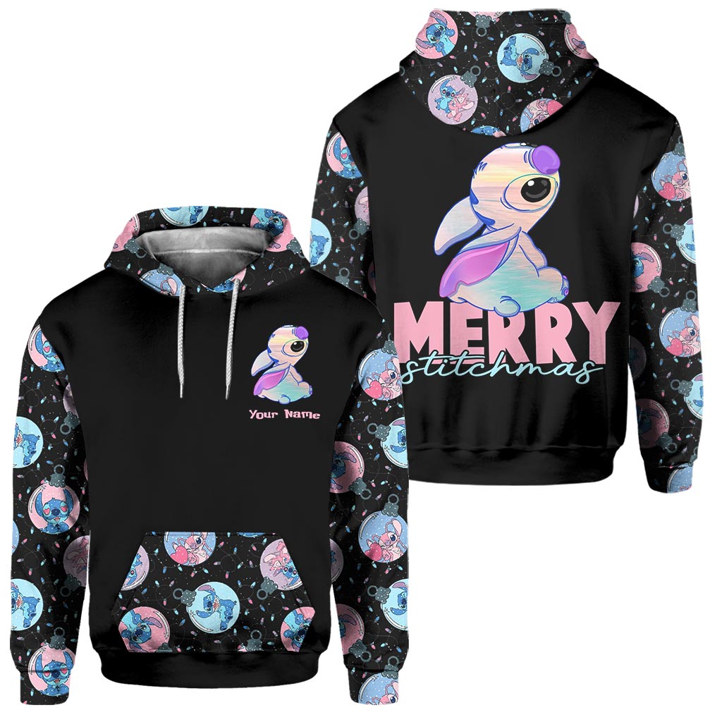 Personalized Christmas Ohana Hoodie & Sweatpants for Family Gift Hoodie & Sweatpants GradoCreations
