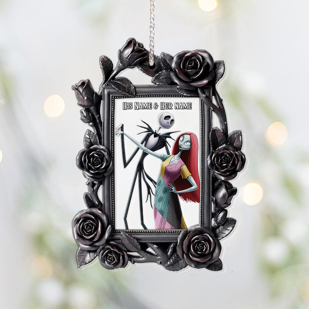 Personalized Nightmare Before Christmas Ornament Custom Name Gift Layers Mix Ornament GradoCreations