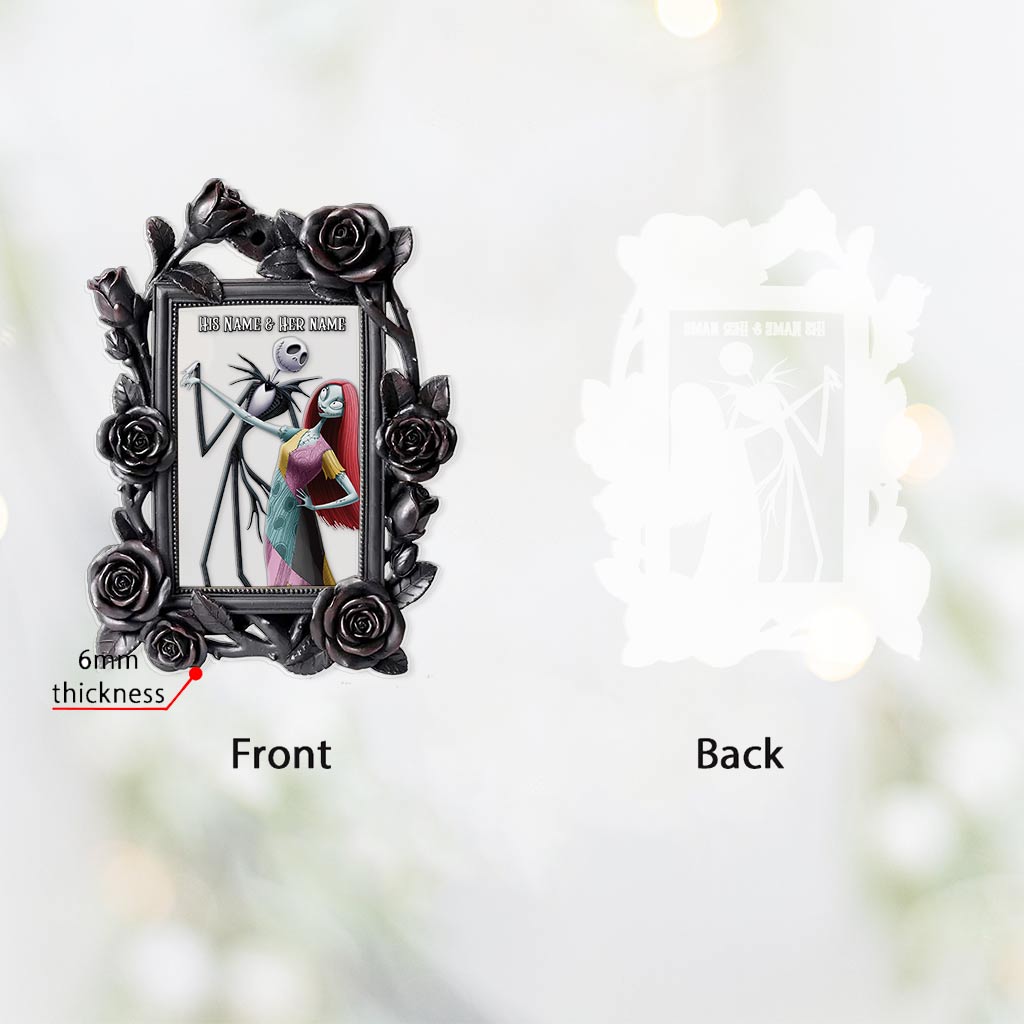 Personalized Nightmare Before Christmas Ornament Custom Name Gift Layers Mix Ornament GradoCreations
