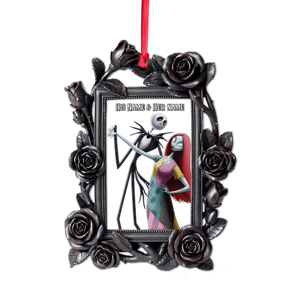 Personalized Nightmare Before Christmas Ornament Custom Name Gift Layers Mix Ornament GradoCreations