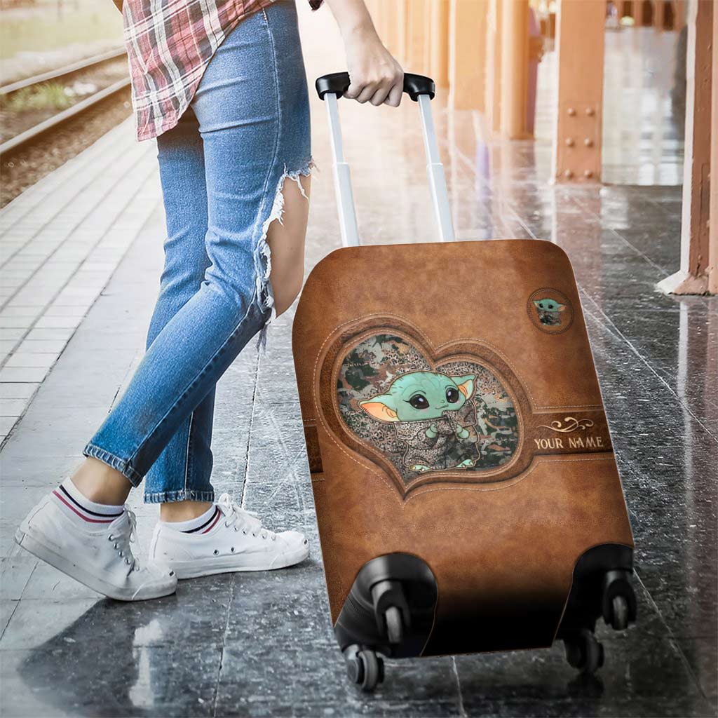 Personalized Force Luggage Cover Custom Name Travel Gift Luggage Cover GradoCreations