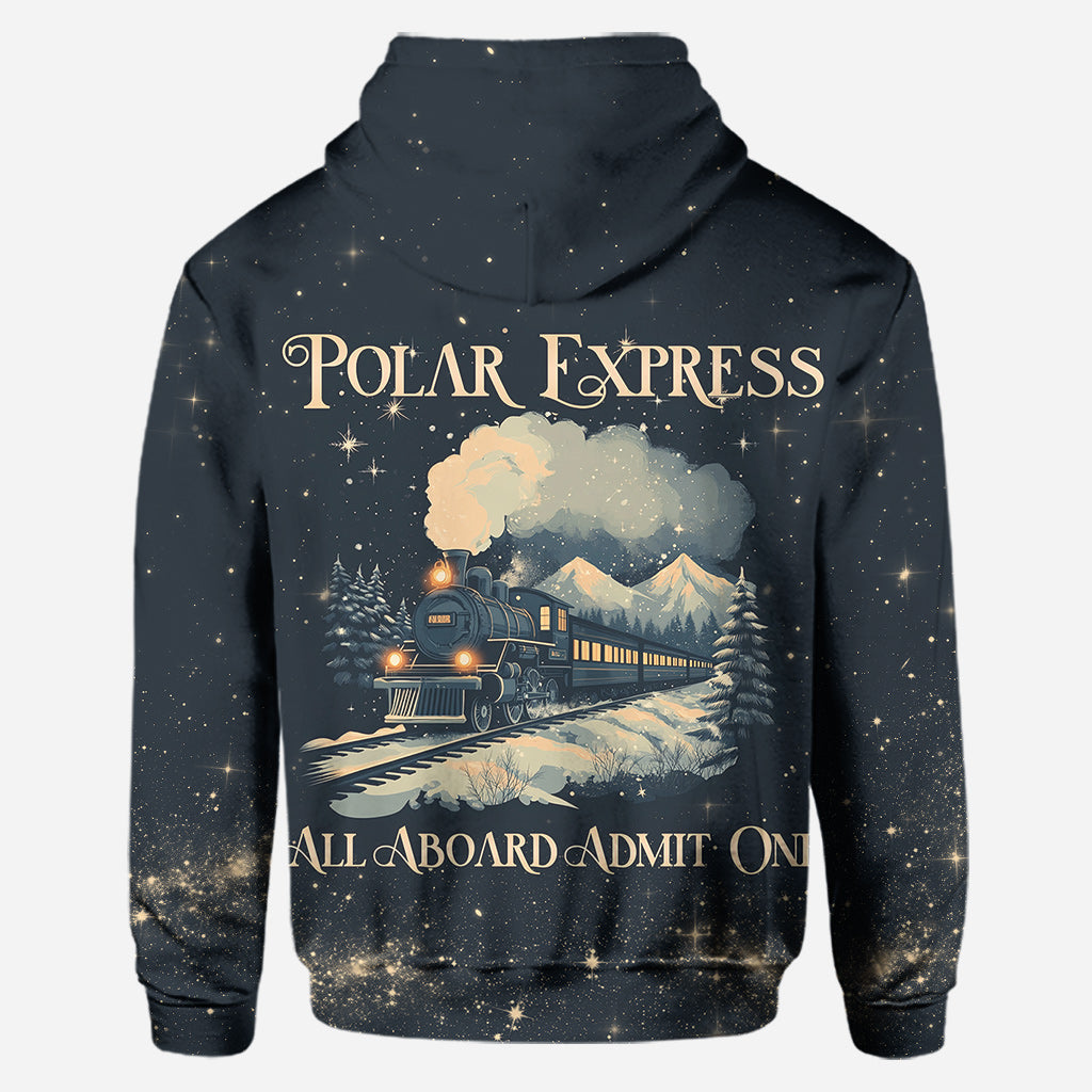 Personalized Polar Express Christmas Hoodie & Leggings Set Hoodie & Leggings GradoCreations