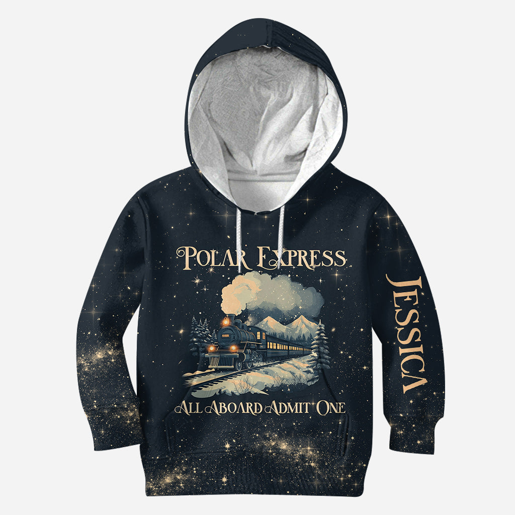 Personalized Polar Express Christmas Hoodie & Leggings Set Hoodie & Leggings GradoCreations