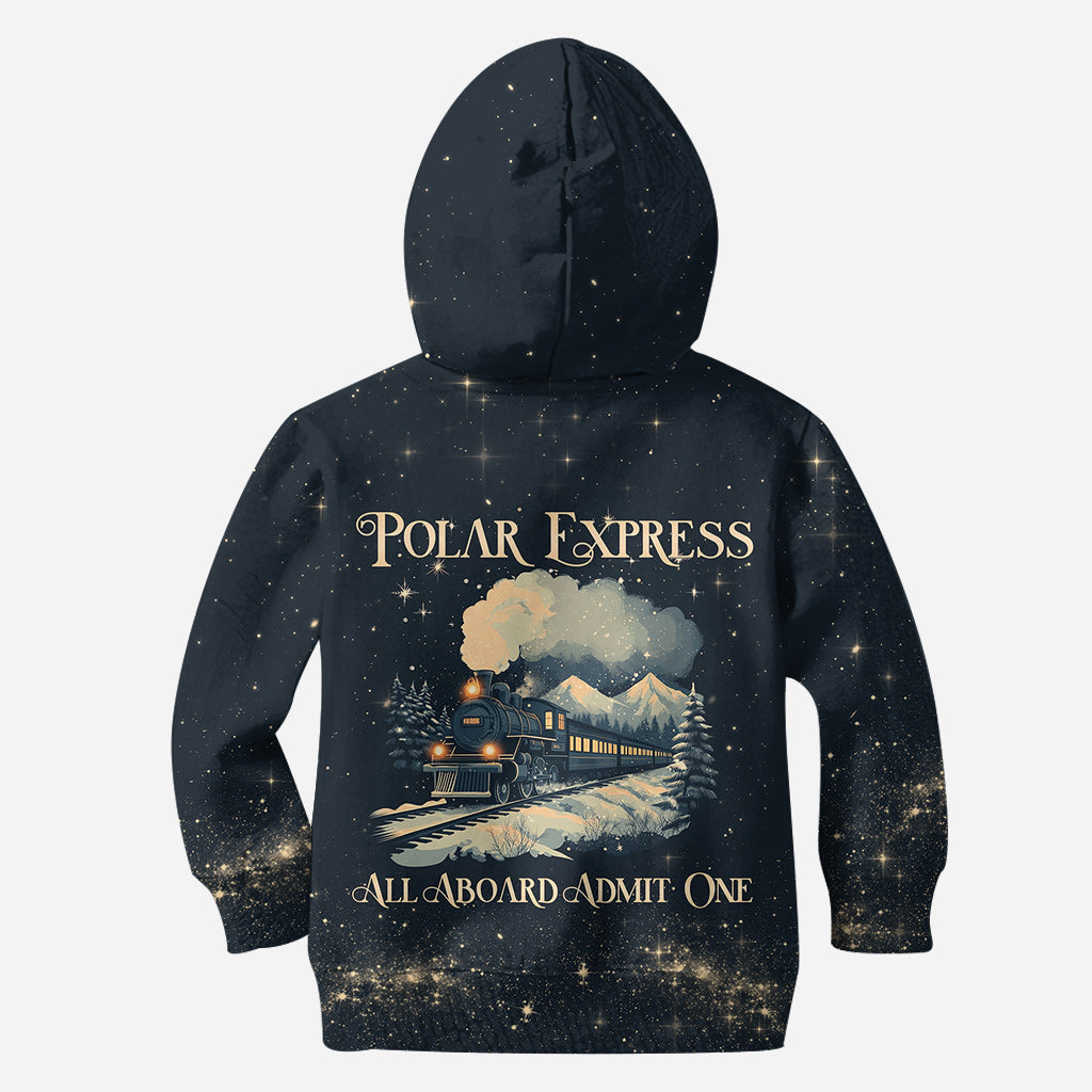 Personalized Polar Express Christmas Hoodie & Leggings Set Hoodie & Leggings GradoCreations